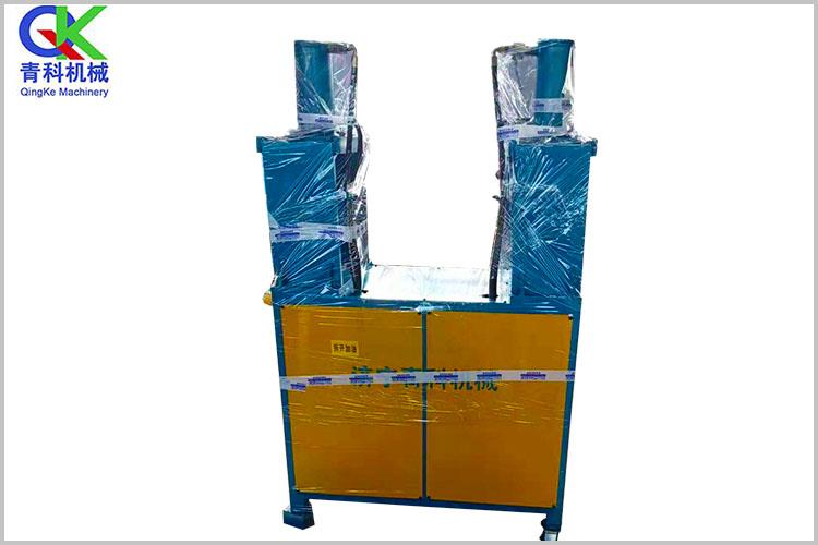 雙工位液壓沖孔機專門用于角鐵、扁鐵、銅、鋁排等金屬板材的打孔